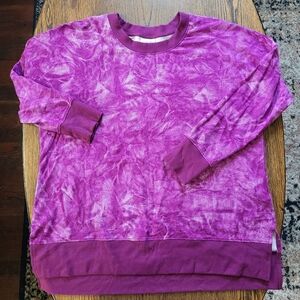 LuLaRoe Purple Hannah Sweatshirt Size Women's Large NEW